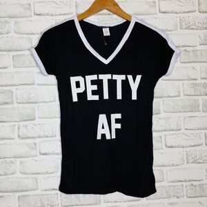 Rue21 Black Graphic Tee Sl